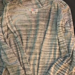 Black & White Lularoe Sarah & Striped Carley